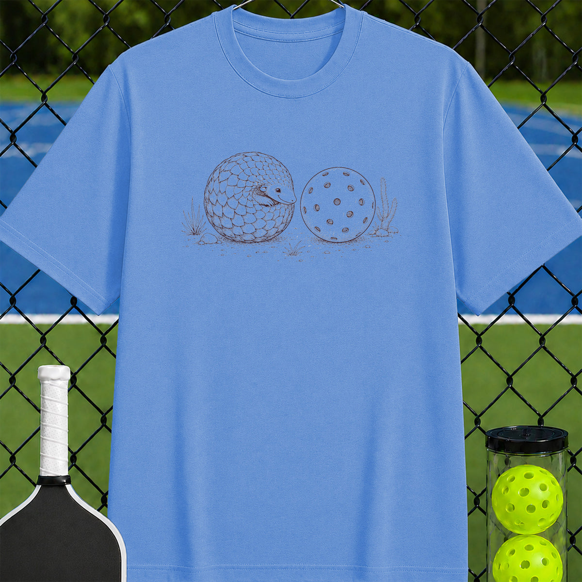 Pangolin Love Pickleball T-Shirt - Unisex