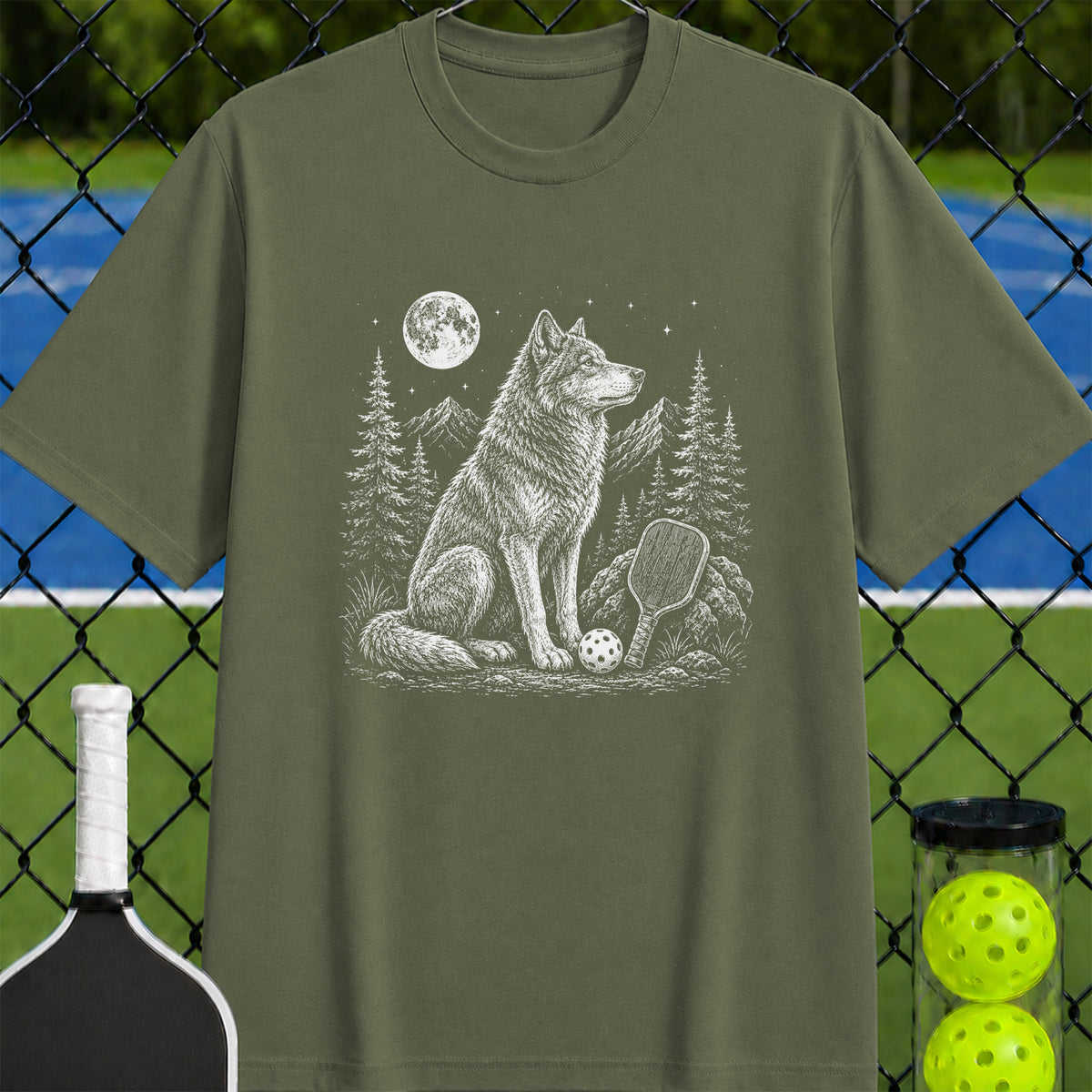 Wolf Pickleball T-Shirt - Unisex