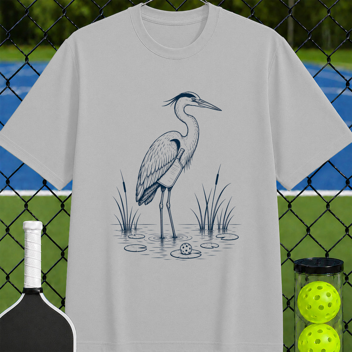 Heron Pickleball T-Shirt - Unisex