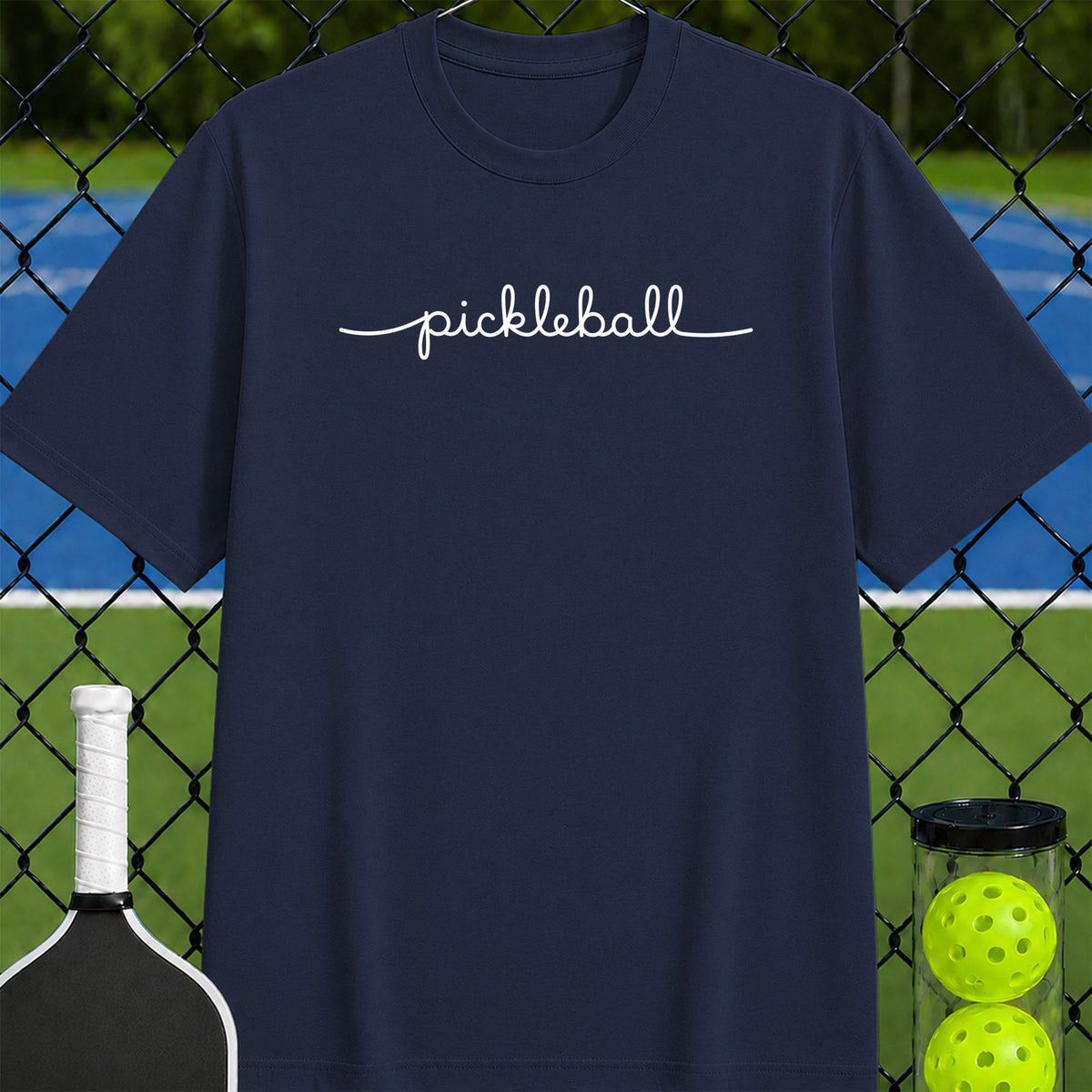 Pickleball Script T-Shirt - Unisex