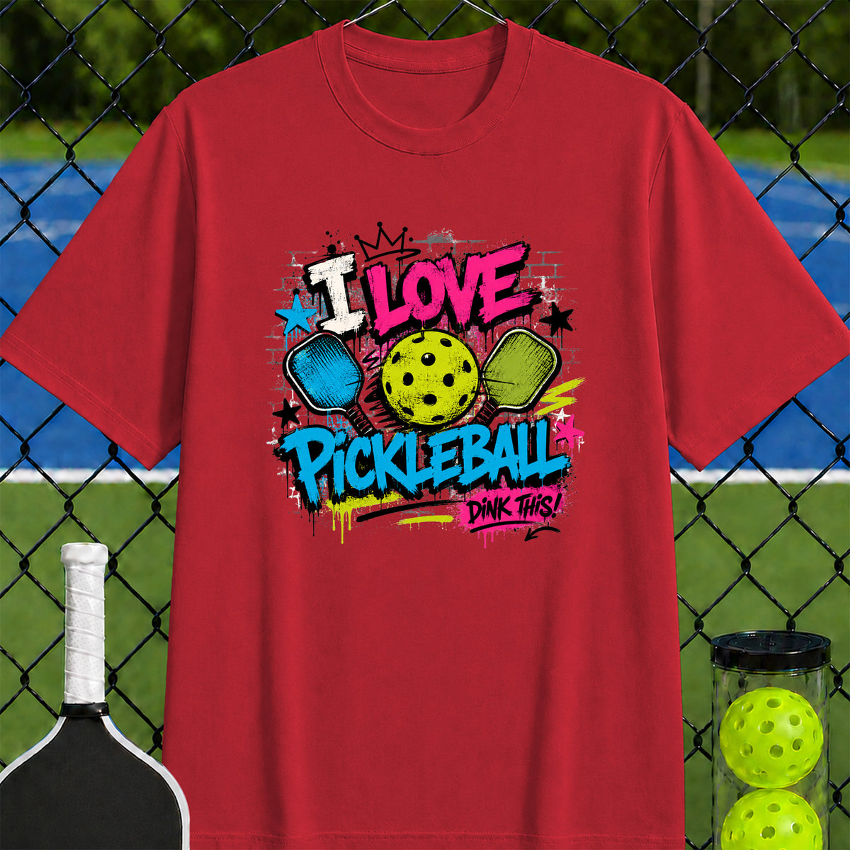 Graffiti Pickleball T-Shirt - Unisex