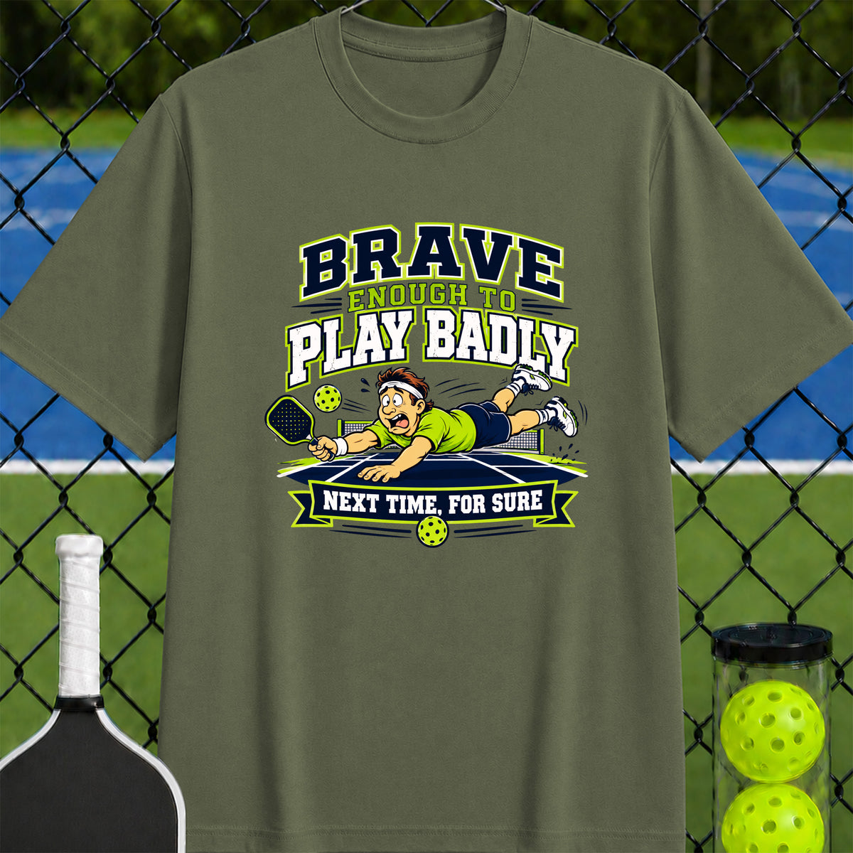 Brave Pickleball T-Shirt - Unisex