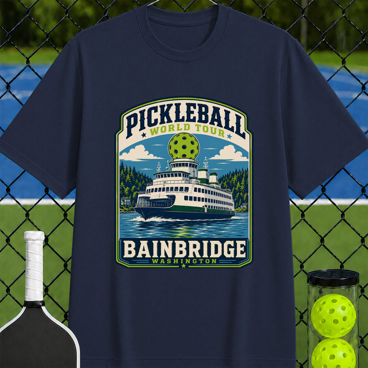 Pickleball World Tour Bainbridge T-Shirt - Unisex