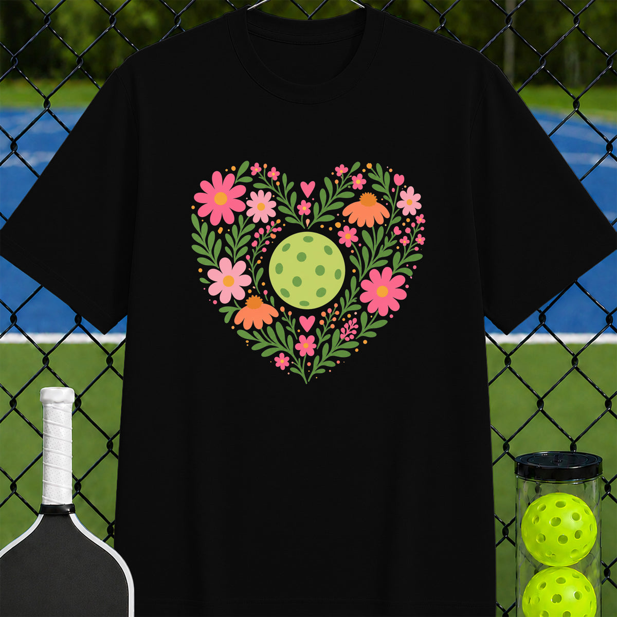 Heart of the Game Flower T-Shirt - Unisex