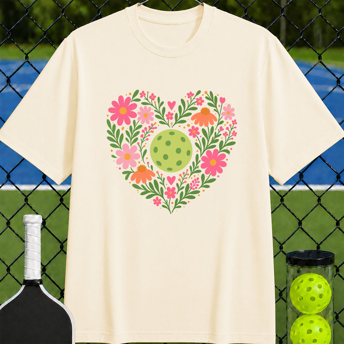Heart of the Game Flower T-Shirt - Unisex