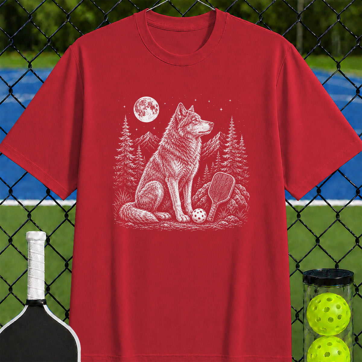 Wolf Pickleball T-Shirt - Unisex