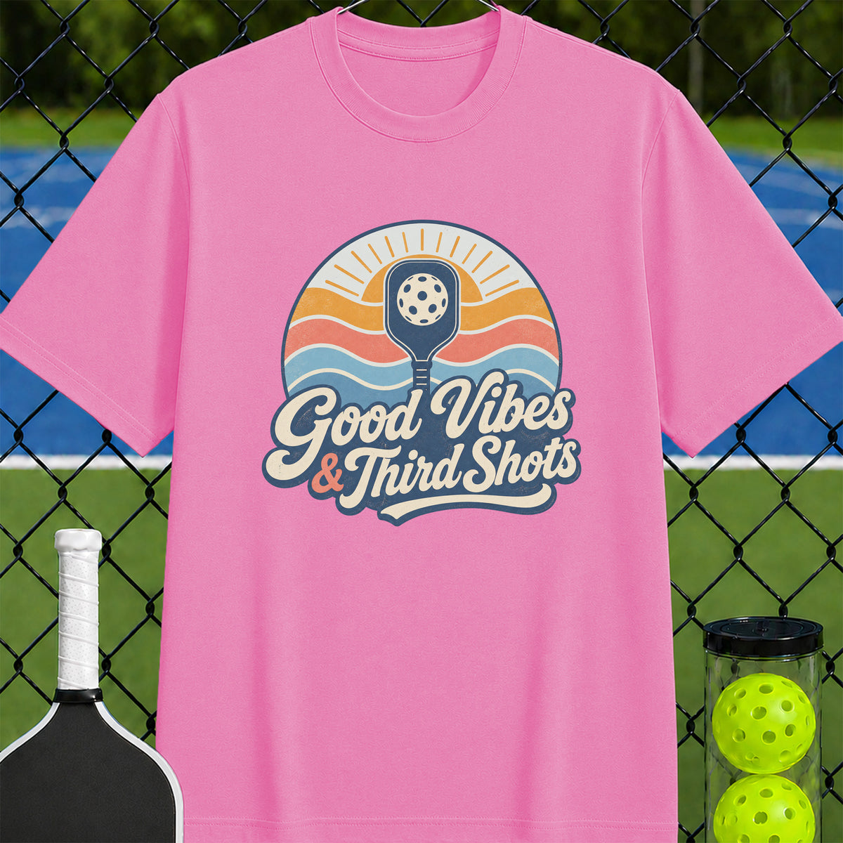 Good Vibes and Third Shots T-Shirt - Unisex