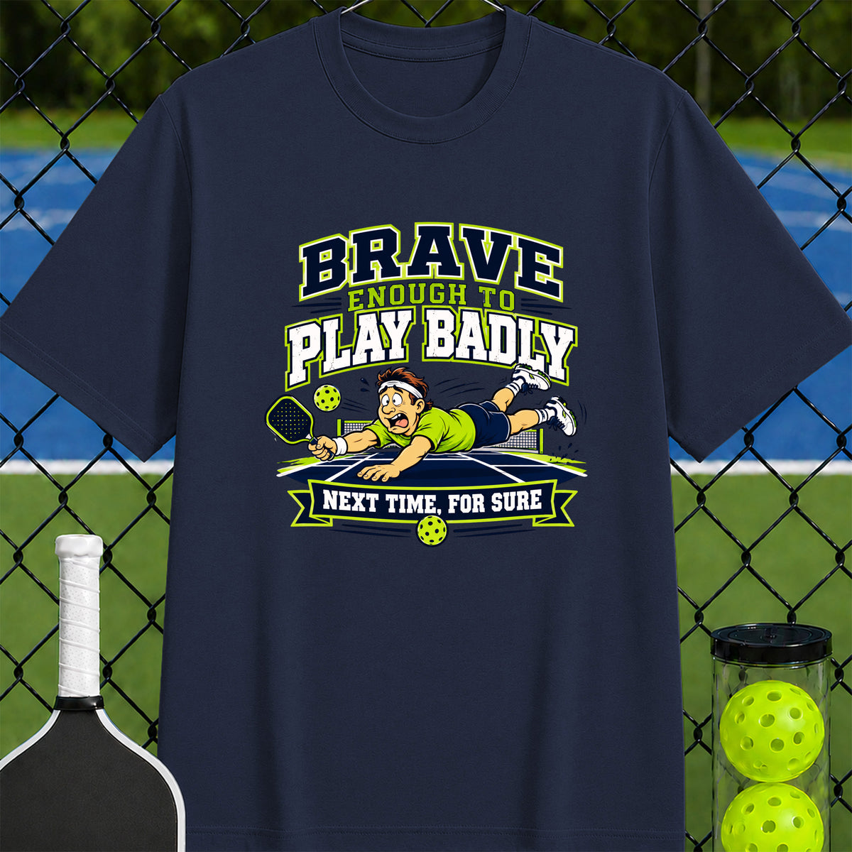 Brave Pickleball T-Shirt - Unisex