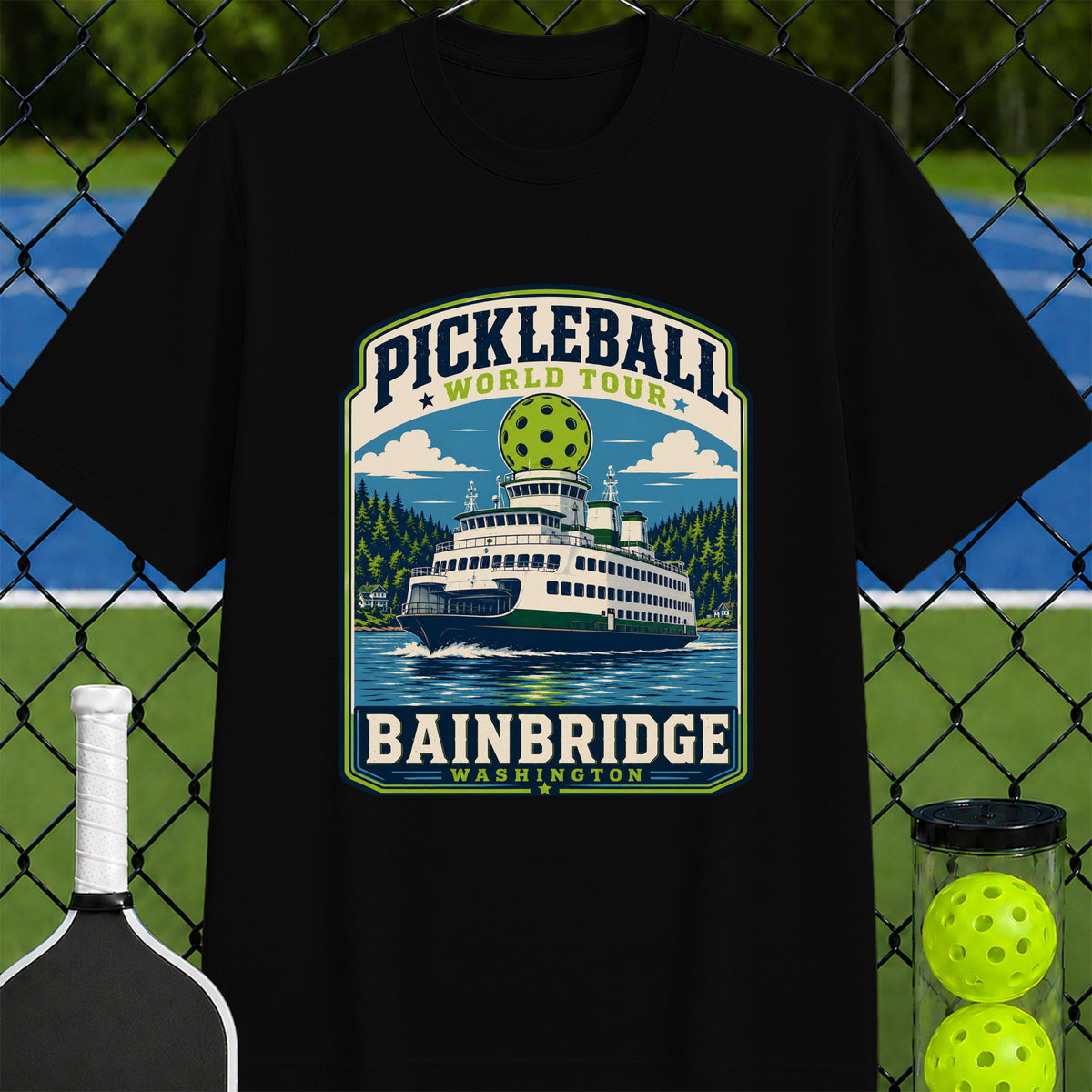 Pickleball World Tour Bainbridge T-Shirt - Unisex