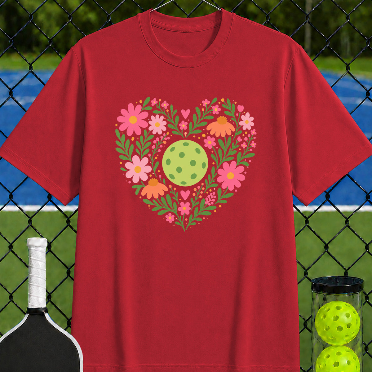 Heart of the Game Flower T-Shirt - Unisex